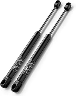 HUOPO 20 Inch 15 lb Gas Strut, SX200P15 Gas Shock,20" 67N Lift Support for RV Bed Tonneau Cover Basement Storage Doors Replacement Parts Spring, Set of 2