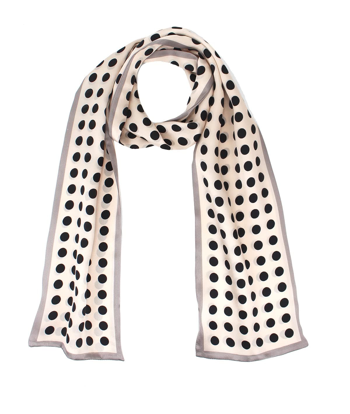 Double-Sided Long Silk Scarves