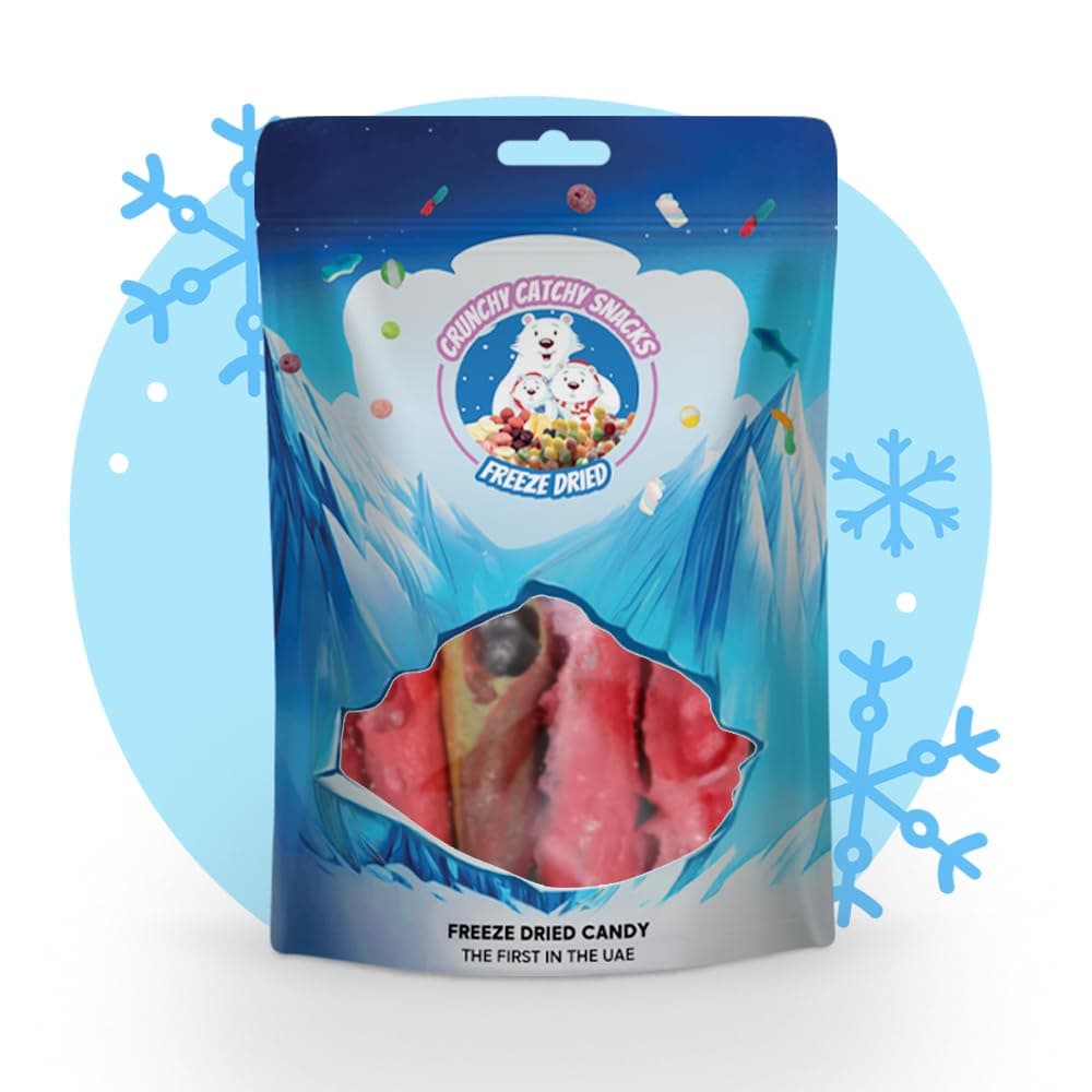 Freeze Dried Puffed Rollups Candy 120 g, Large