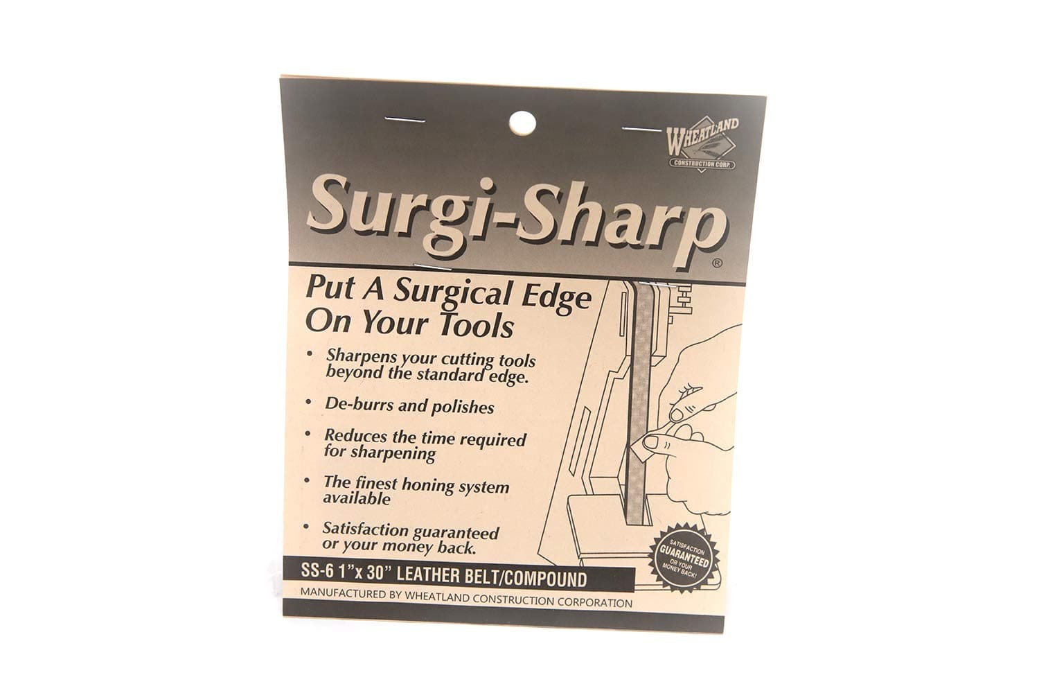 1" x 30" SURGI-SHARP Leather Belt & Abrasive Stick