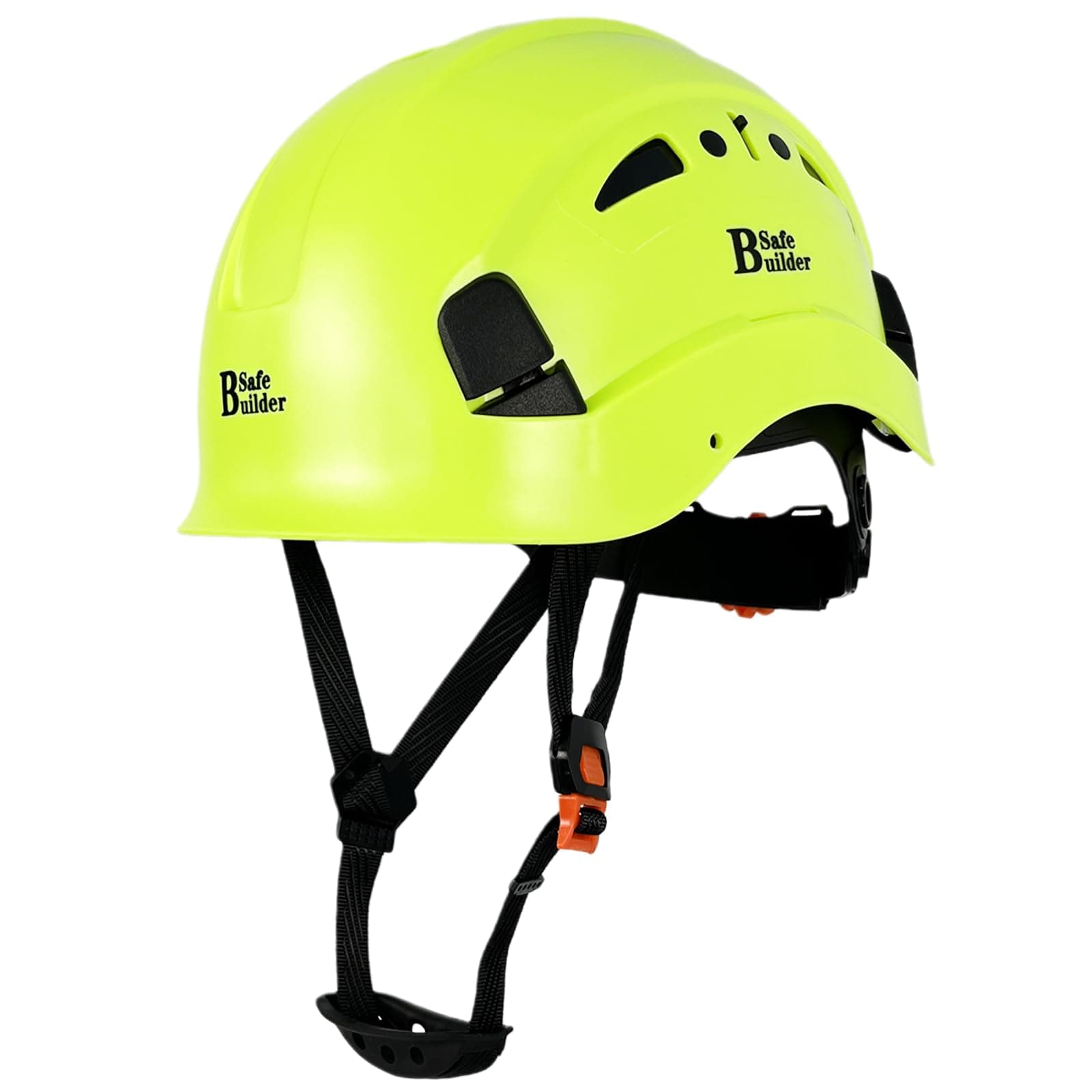 SAFEBUILDER Industrial Safety Helmet with Visor ABS Hard Hat with Visor Adjustable Ventilation Hardhats Construction Head Protection ANSI Z89.1