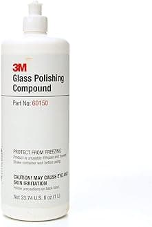 3M Glass Polishing Compound 60150, 1L Capacity, White (Pack of 1)