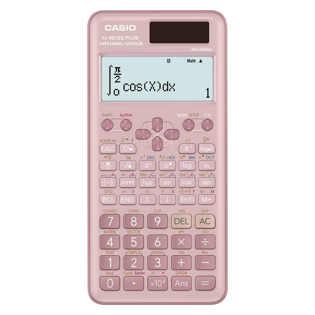 Pink Scientific Calculators Non Programmable 10 + 2 digits 417 Functions FX 991ESPLUS2 PKWDT, FX 991ESPLUS2PKWDT