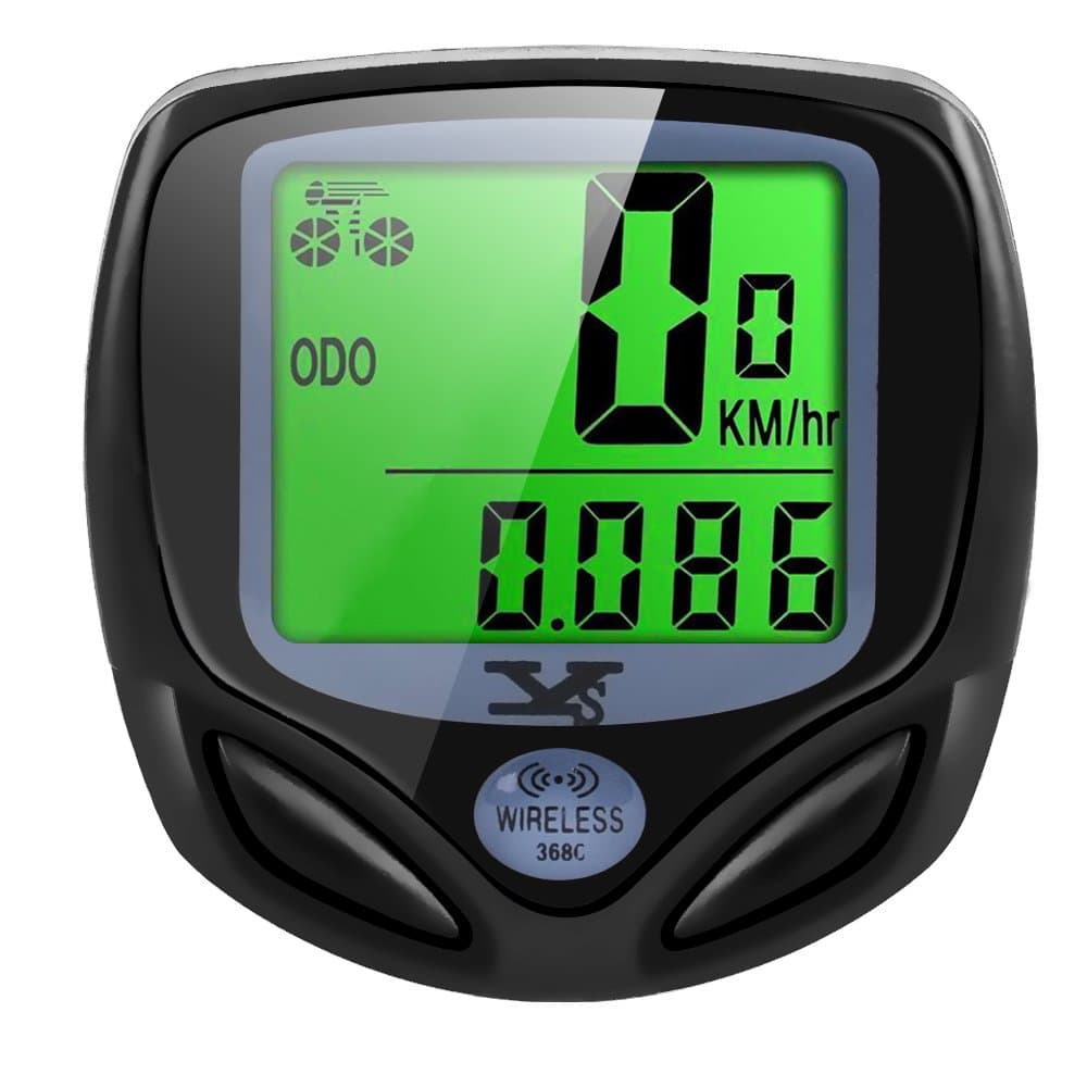 Bicycle Speedometer and Odometer Wireless Waterproof Cycle Bike Computer with LCD Display & Multi-Functions by YS