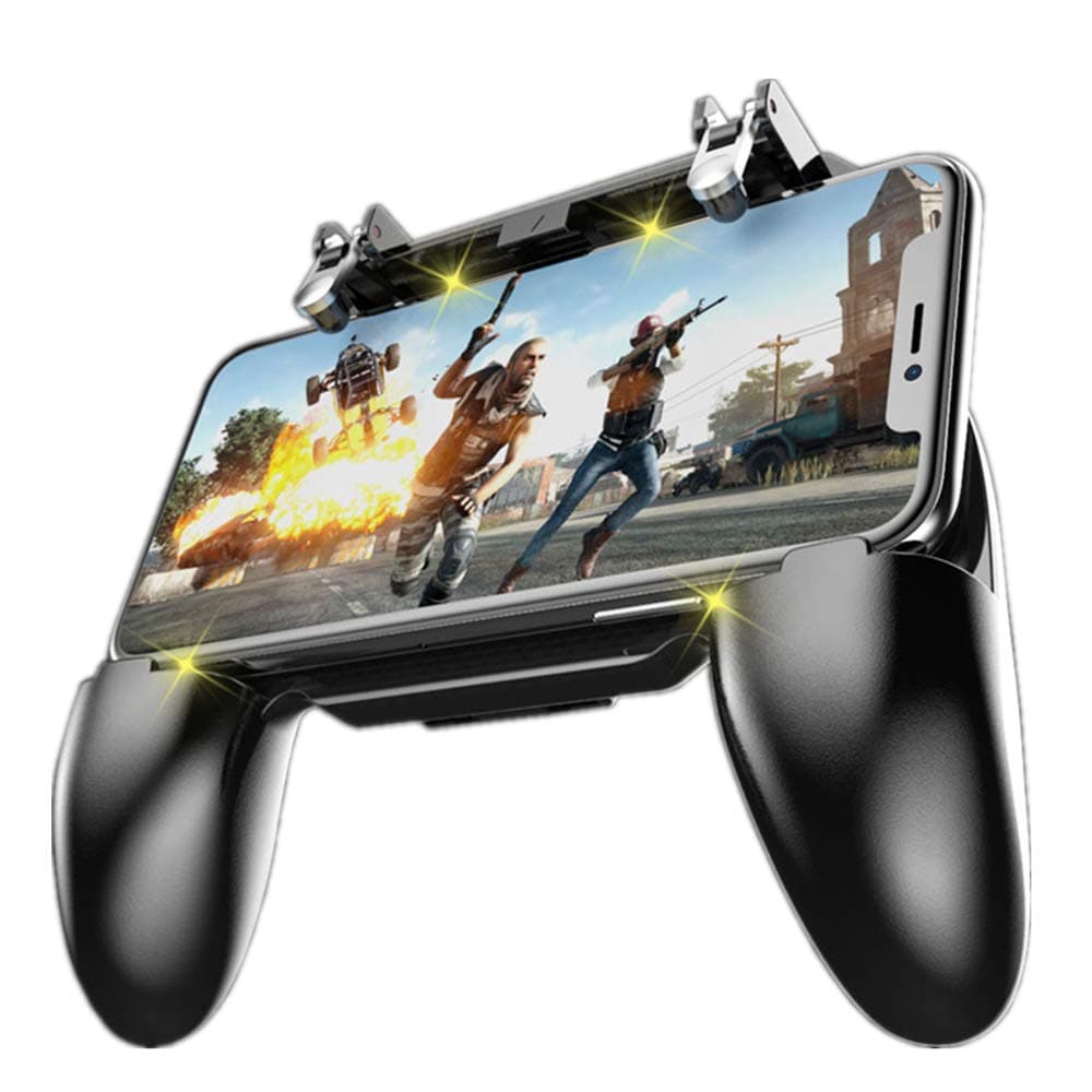 - COOBILE Mobile Game Controller for PUBG Mobile Controller L1R1 Mobile Game Trigger Joystick Gamepad for iOS & Android Phone(W10 update)