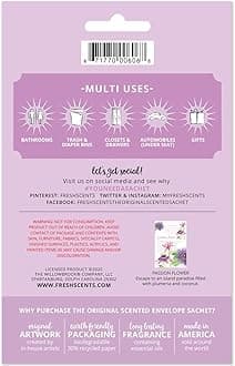 WillowBrook Scented Sachets for Drawers and Closets