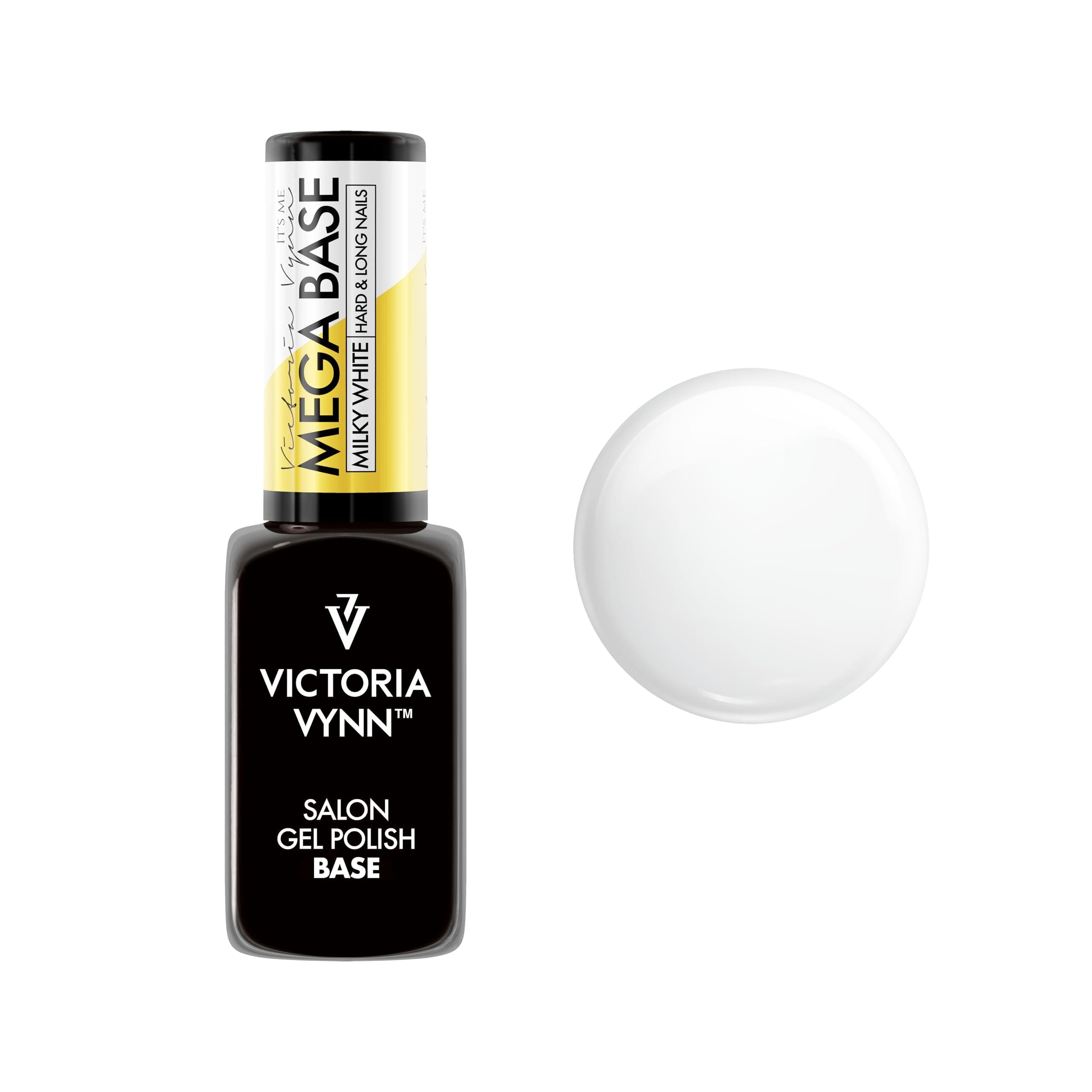 Victoria Vynn Mega Base Milky White Hard & Long Nails UV Led Hybrid Gel Polish 8ml