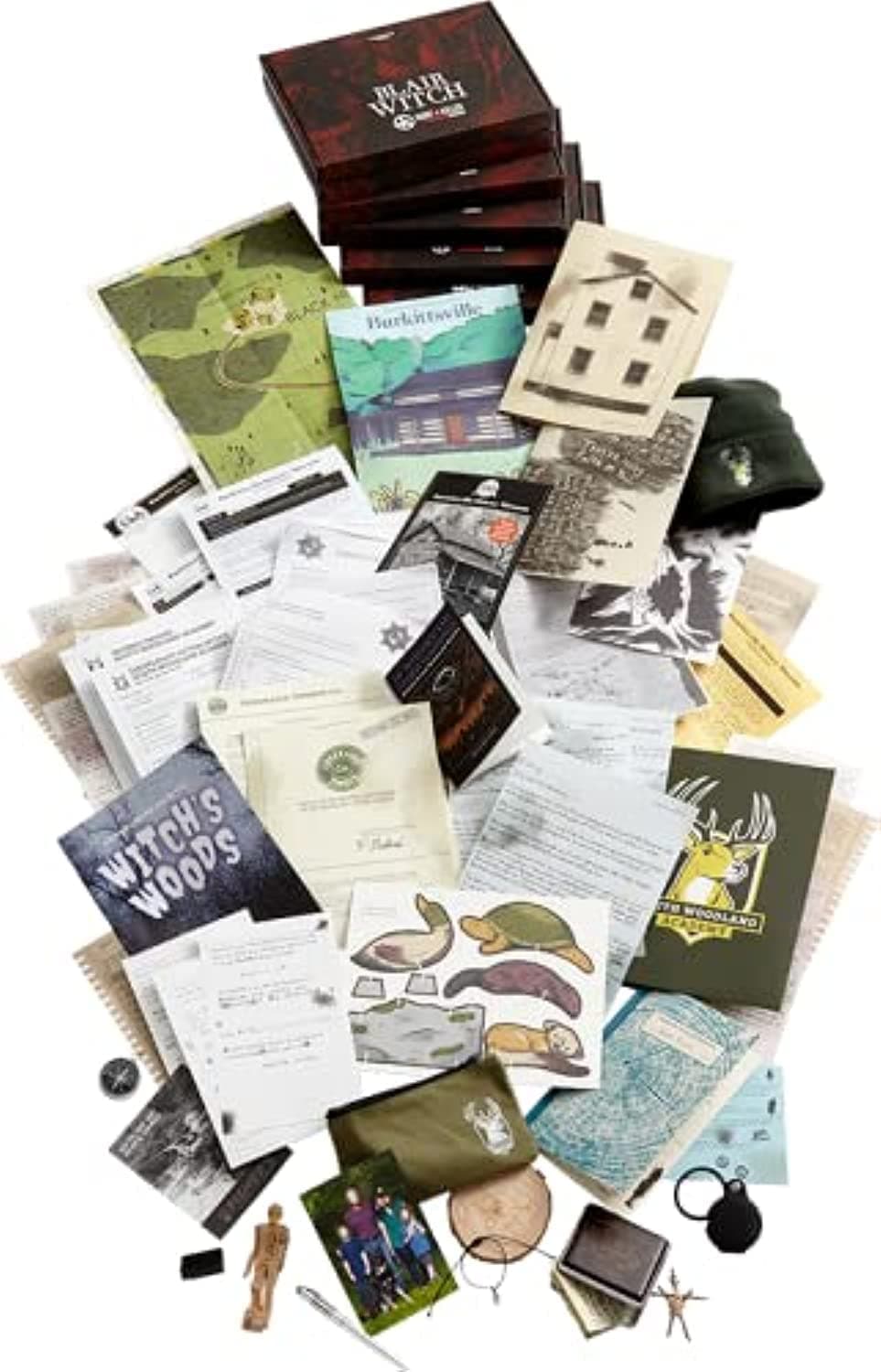 Hunt A Killer Blair Witch Season 1: Complete Box Set - Supernatural Unsolved Case in a Small Town - for Fans of Supernatural Mysteries & Engaging Puzzles - Perfect for Game Night or Date Night