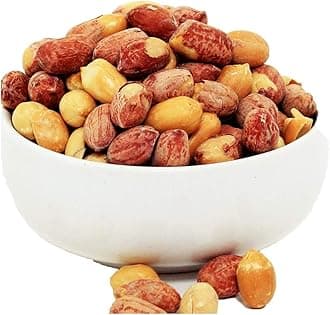 Avenn Roasted Salted Peanuts Seed With Skin Can Removed (Bharuch Gujarat Special) Mungfali Dana | Namkeen | Diwali Festival Celebration | Gift Hamper Pack for Family, Friends Snack (600 GM)