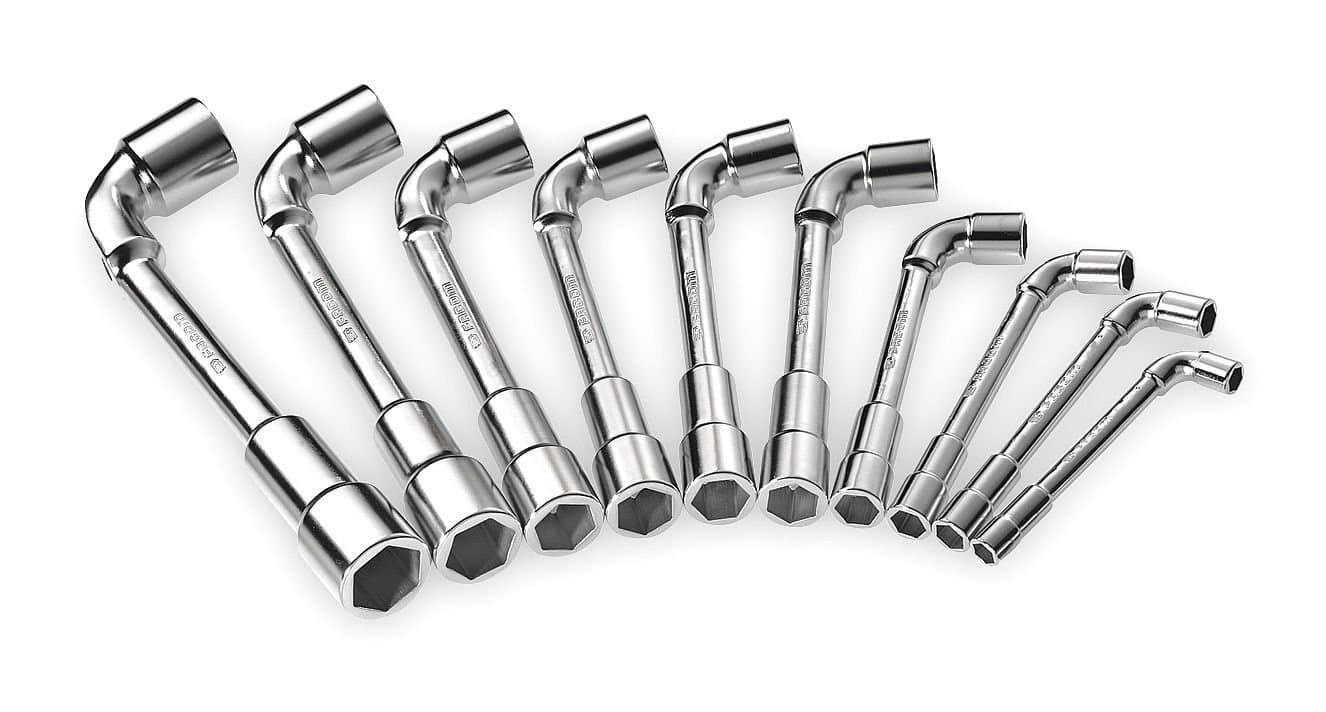 Stanley Proto Facom FF-75.JU10 Angled Socket, Wrench, Set, 6 Point, 10-Piece