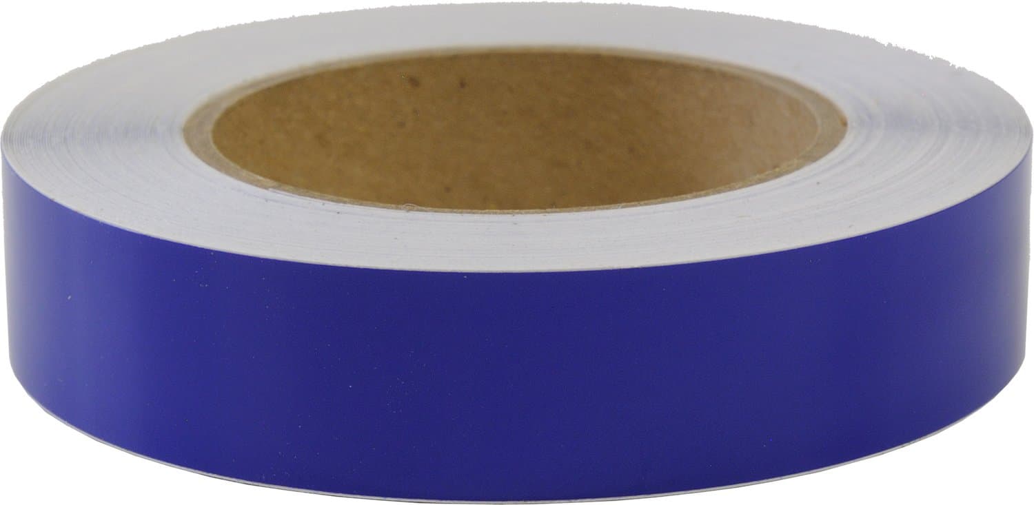 LinearDesigns Three Quarter Inch Solid Stripe for Auto Truck Boat - 3mil Vinyl - 3/4" x 50' - Sapphire Blue