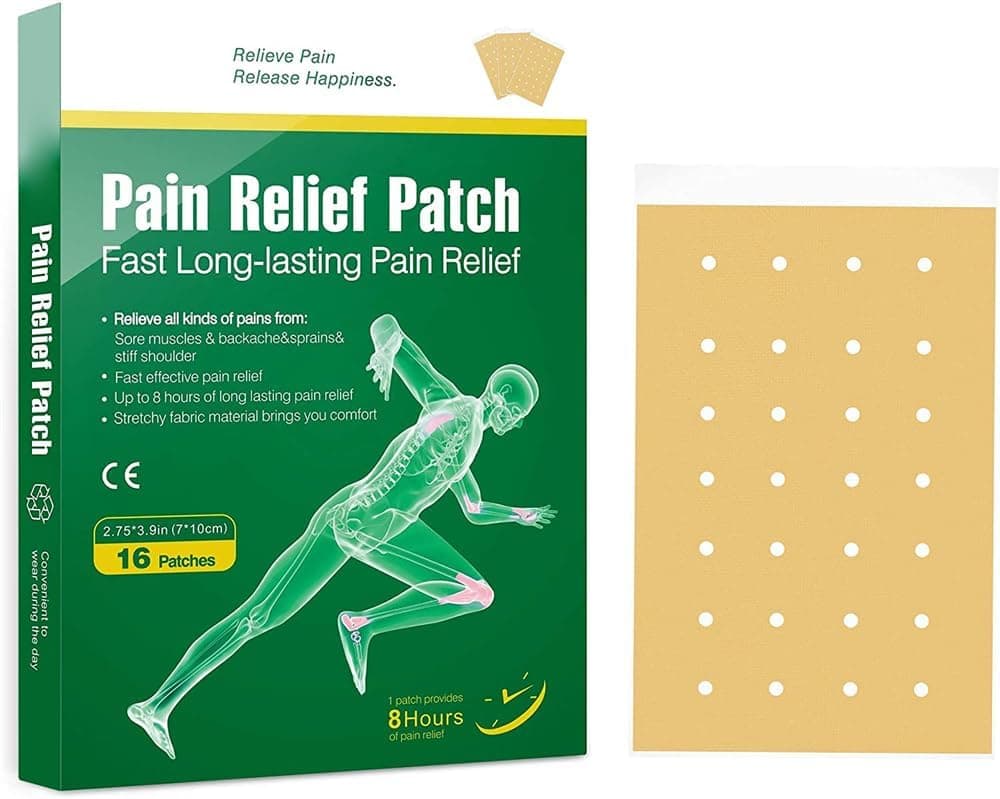 – Pain Relieving Patch, Pain Relief Plaster, Long Lasting Effect Relief Knee Pain Backache Joint Muscle Cervical Vertebra Pain Relief Patch, 7 * 10cm/Sheet, 16 Patch/Box