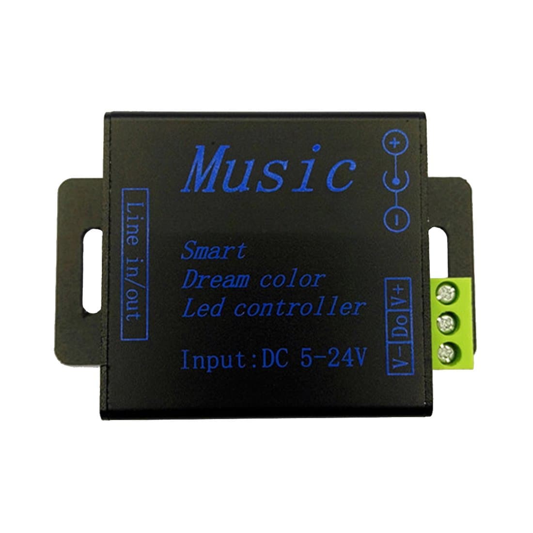 LED Music Controller 5V 12V 24V for RGB LED WS2811 WS2812 Lighting Strip Lamp Module SPI 250 pixels Party Holiday Decoration