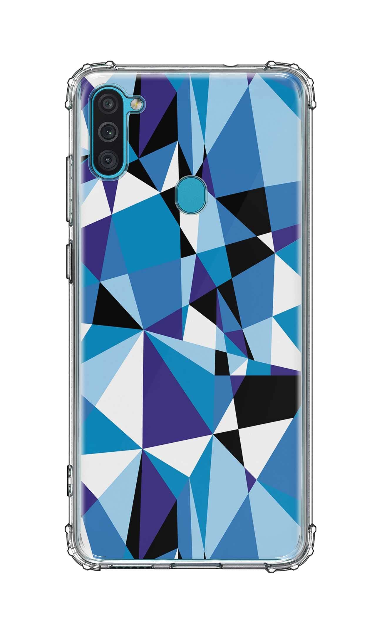 Stylizedd Classic Clear Case Compatible With Samsung Galaxy M11 / Galaxy A11 Soft Anti Drop Airbag TPU Gel Thin Transparent Cover [ Designed for Galaxy M11 / Galaxy A11 ] - Crystal Prism Full Print