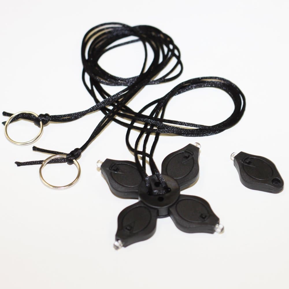 4-light Rainbow LED Rave Orbital Orbit Light Show