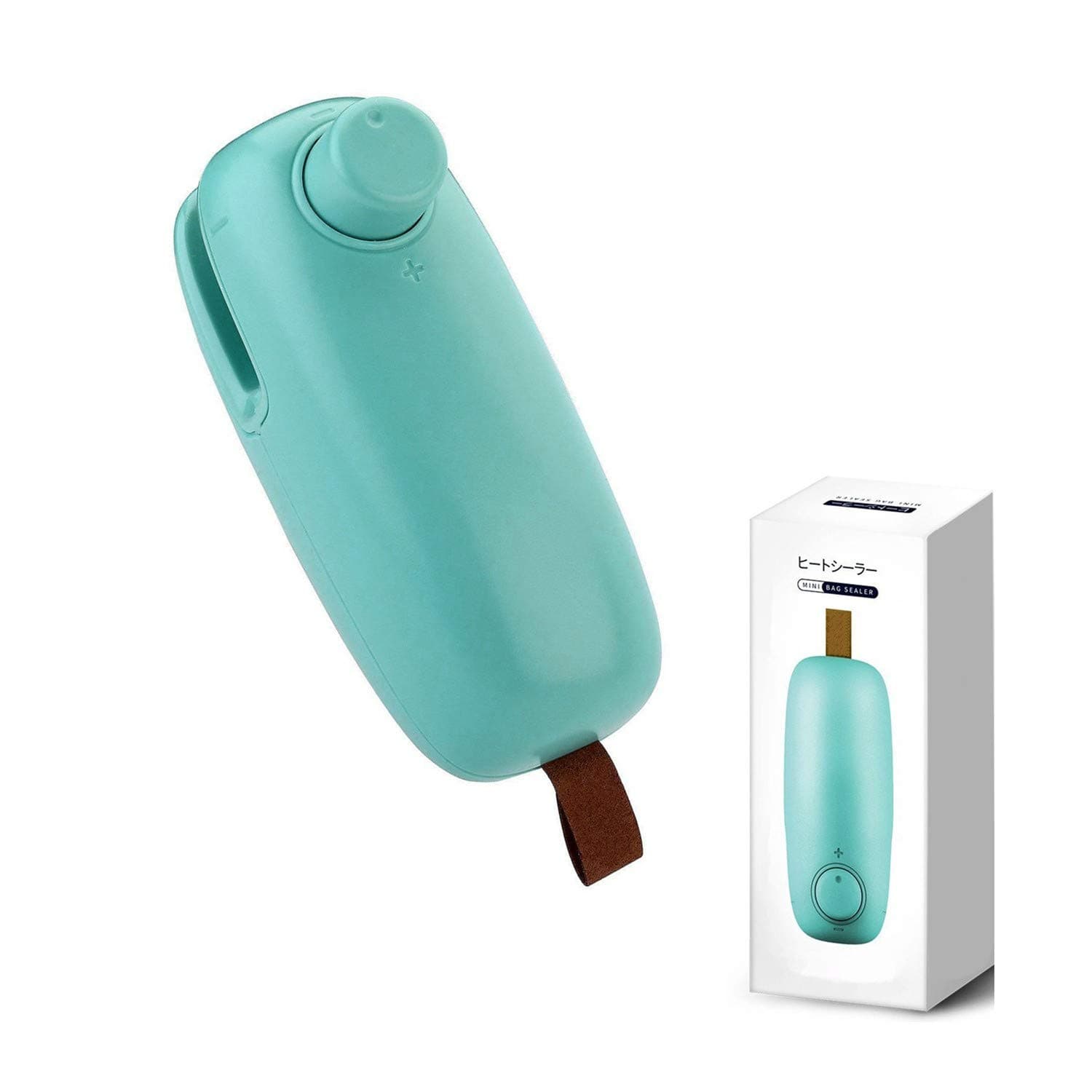 Mini Bag Sealer,Handheld Portable Heat Machine Seal Kitchen Machine Heat Plastic Sealing for Plastic Bags,Chip,Snack,Cereal(Battery Included)