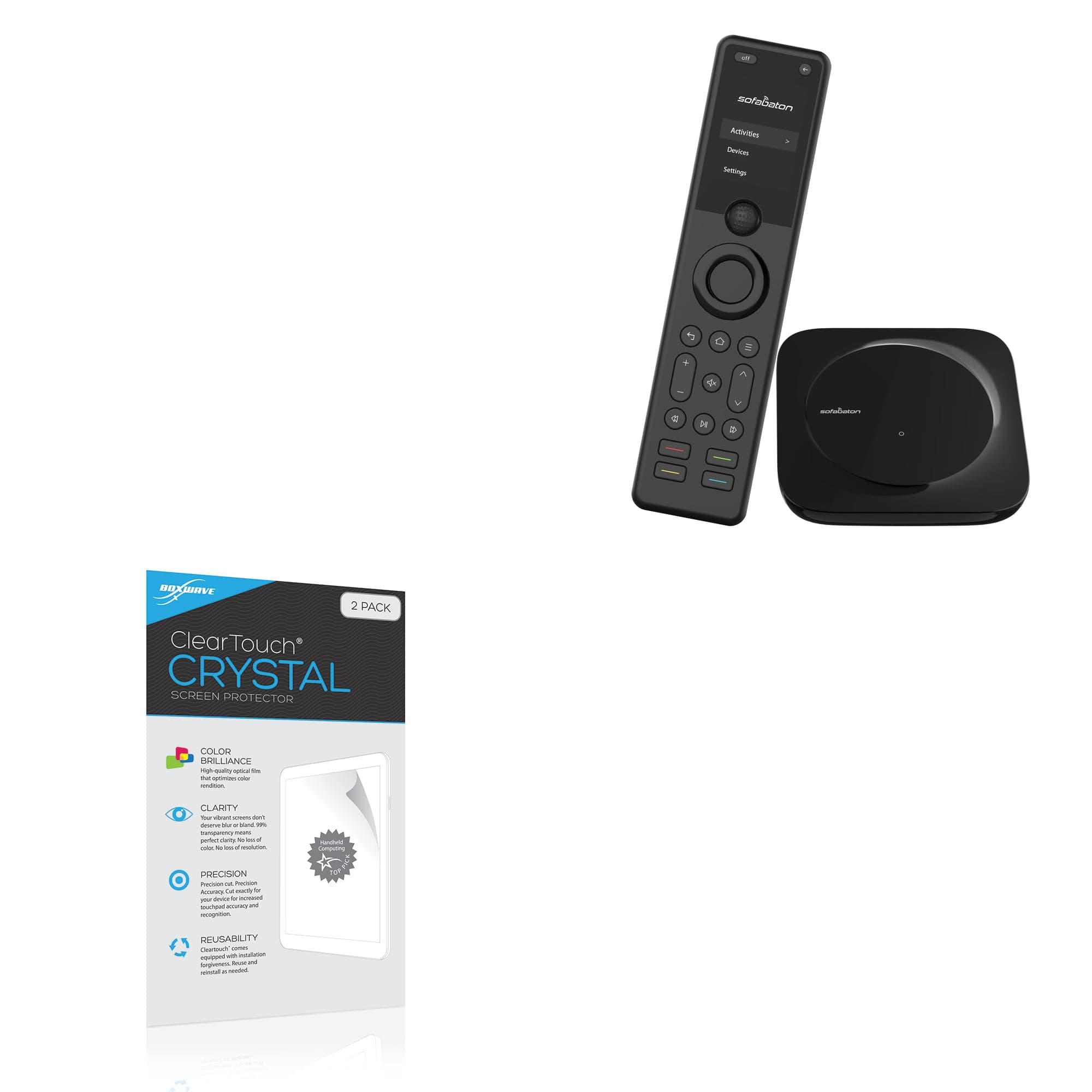 SofaBaton X1S Compatible Screen Protector - ClearTouch Crystal (2-Pack) HD Film Film - Protects Against Scratches