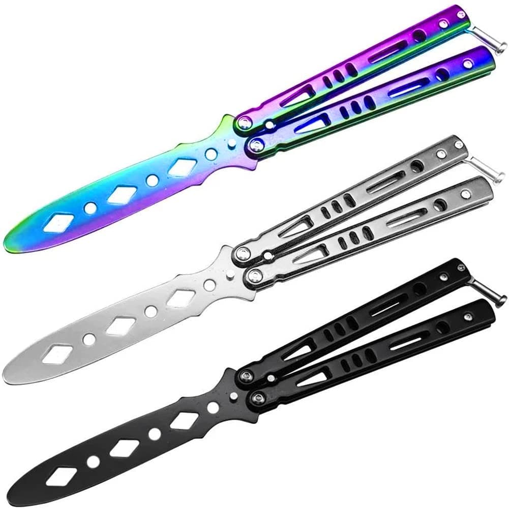 Practice Tool with Cool Color Design, Full Stainless Steel, Set of 3 Color