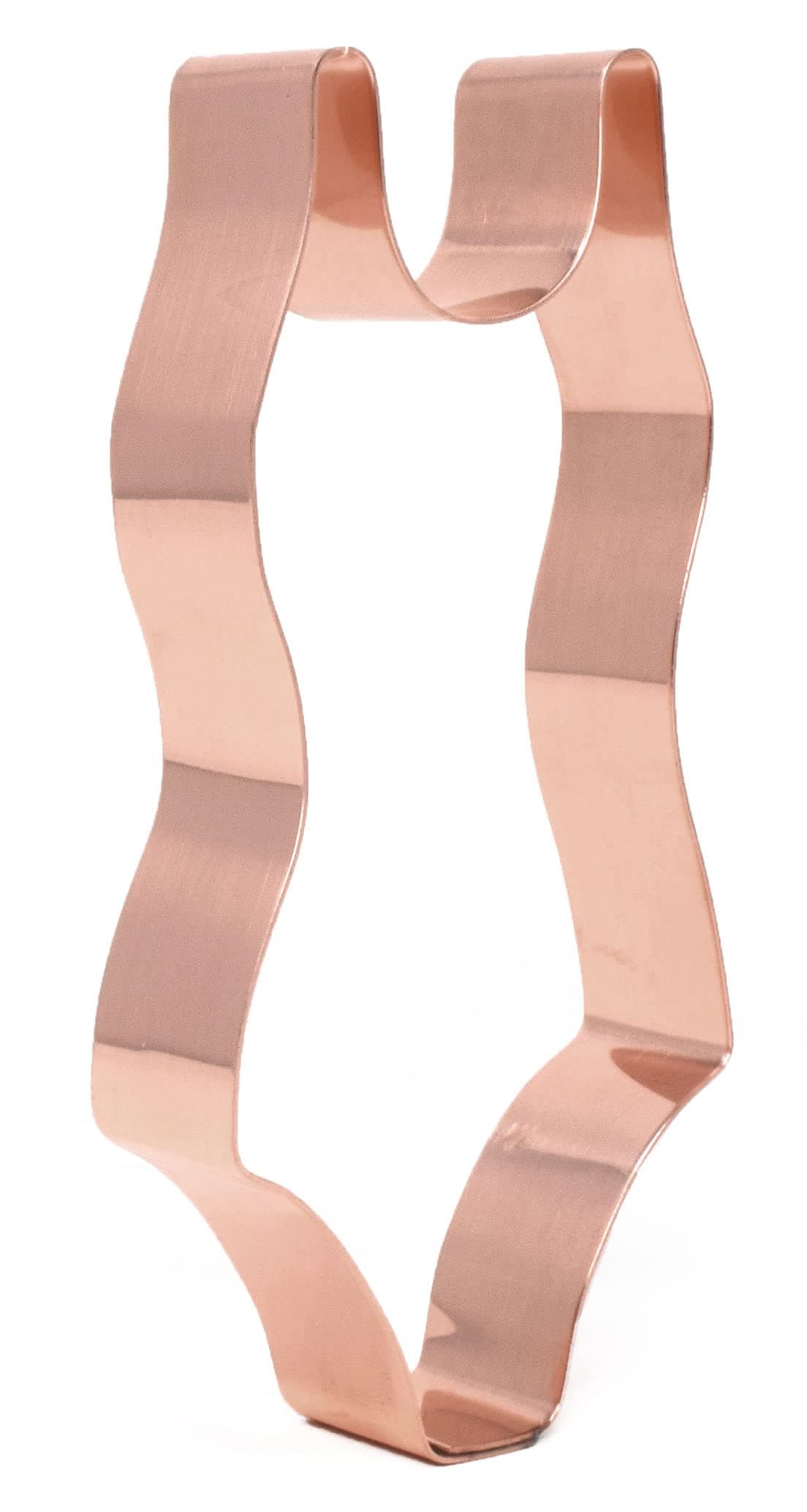 1 Piece Beach Bathing Suit Cookie Cutter 4.75 X 2.25 inches - Handcrafted Copper Cookie Cutter by The Fussy Pup