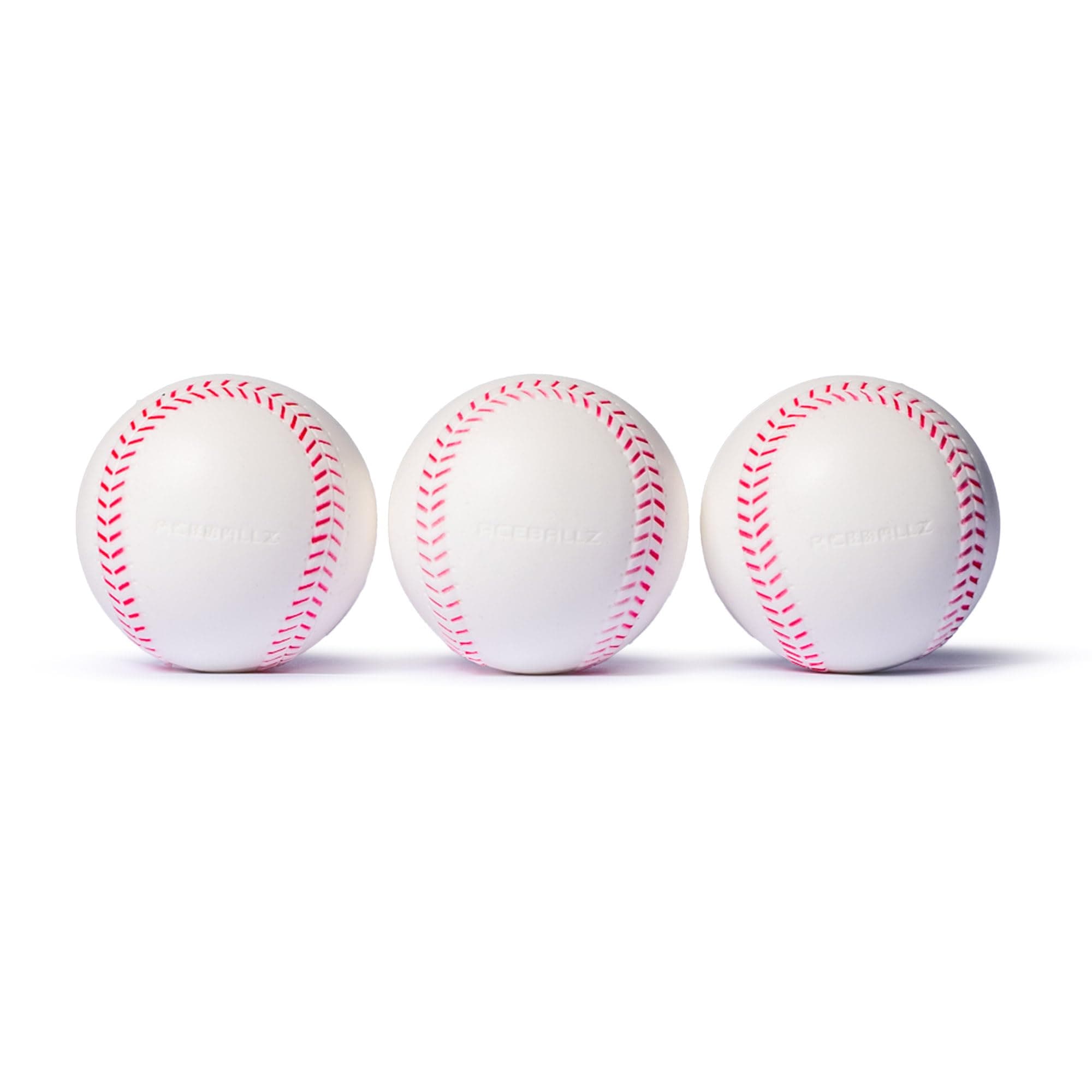 Pitching Machine Batting Practice Balls - Baseball & Softball Sized w/Raised Seams & Exact Baseball/Softball Look & Feel. Sting Free Batting Machine Balls