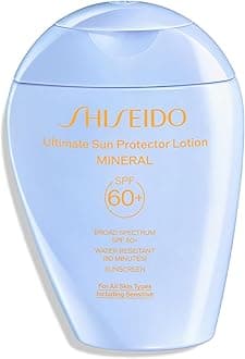 Ultimate Sun Protector Lotion Mineral SPF 60+ - Sheer, Broad-Spectrum Sunscreen for Face & Body - Visibly Improves Fine Lines, Smoothness & Skin Tone - Fragrance Free, All Skin Types