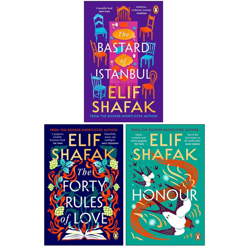 Elif Shafak Collection 3 Books Set