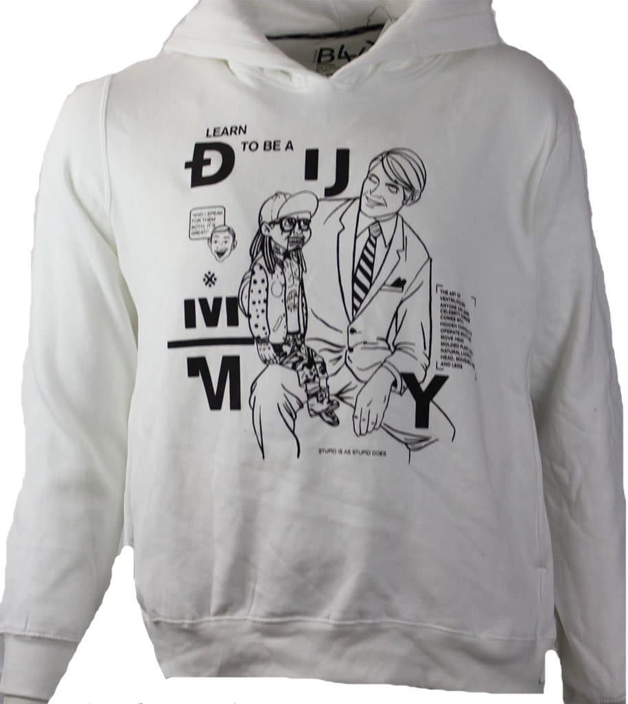 Rocawear Blvk Mens Pullover Hoodie White 2xl