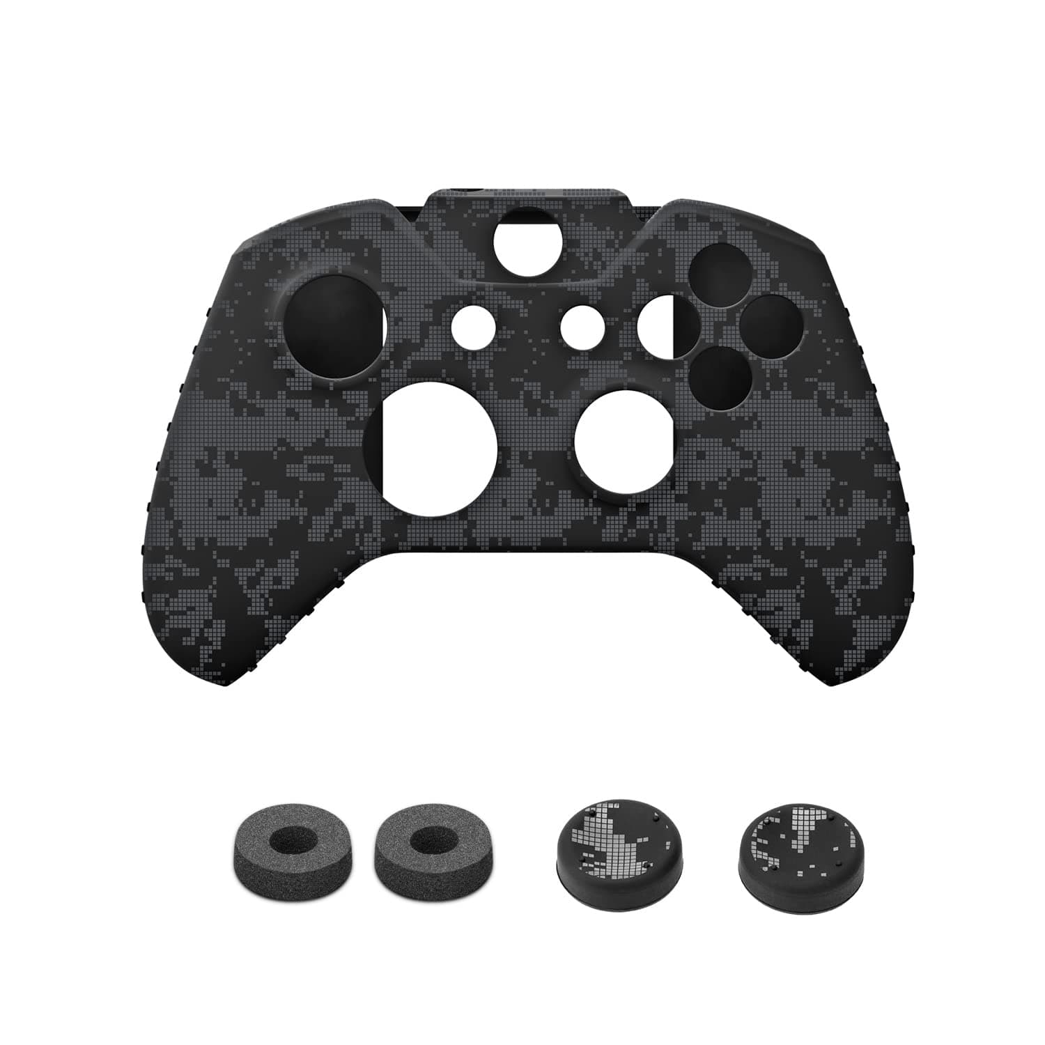 NiTHO Xbox One Gaming Kit Camo V2 for XB1, Customizing Skin Grip Handle Cover for Xbox One S/X Controller with Thumb Grips Camo