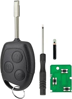 433Mhz 4D 60 Chip Remote Key Fob for Ford Fiesta Key Fob Ford Focus Mondeo Ford Transit Connect K2 KA Remote Key with FO21 Blade