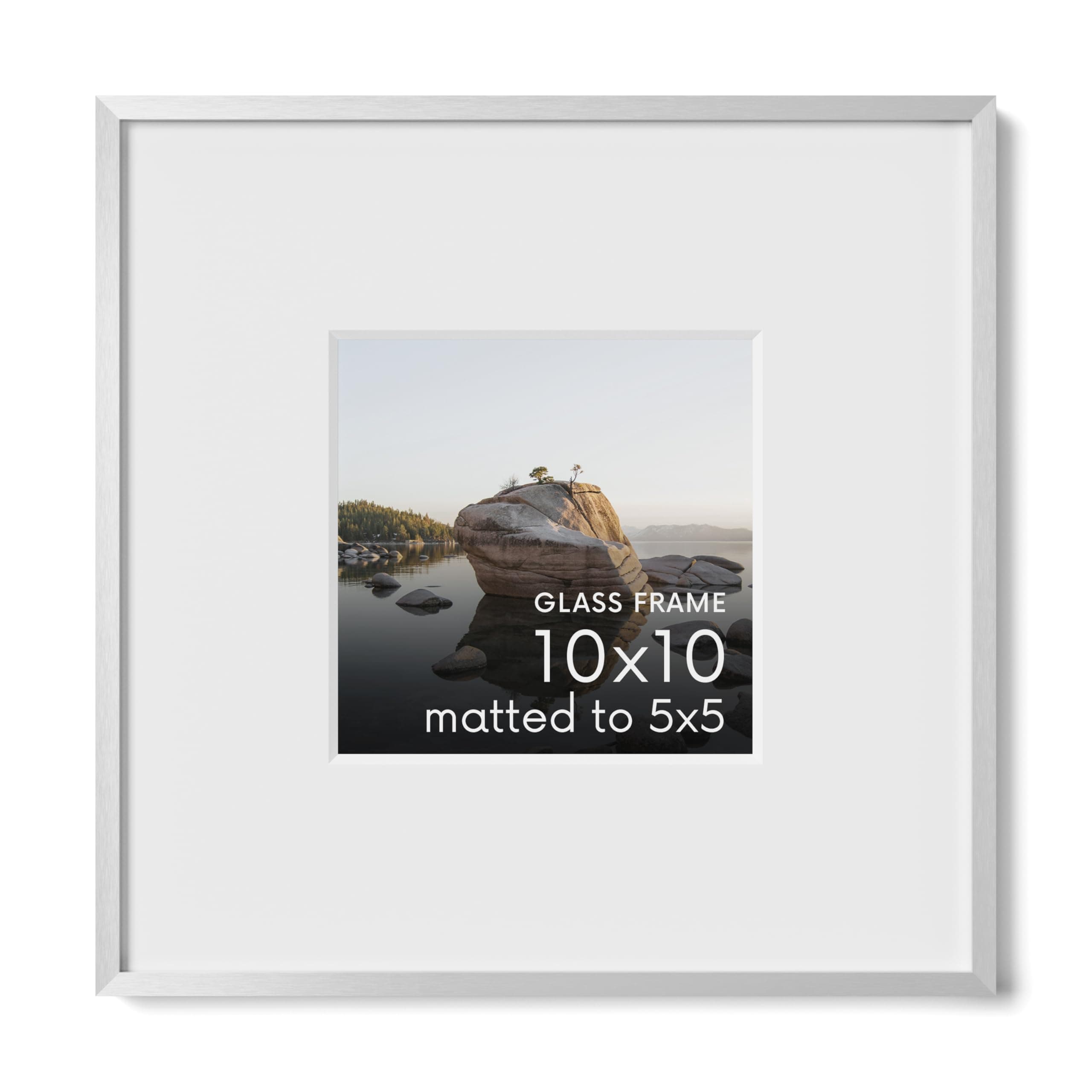 0.7x2.0 Silver 10x10 Glass 1