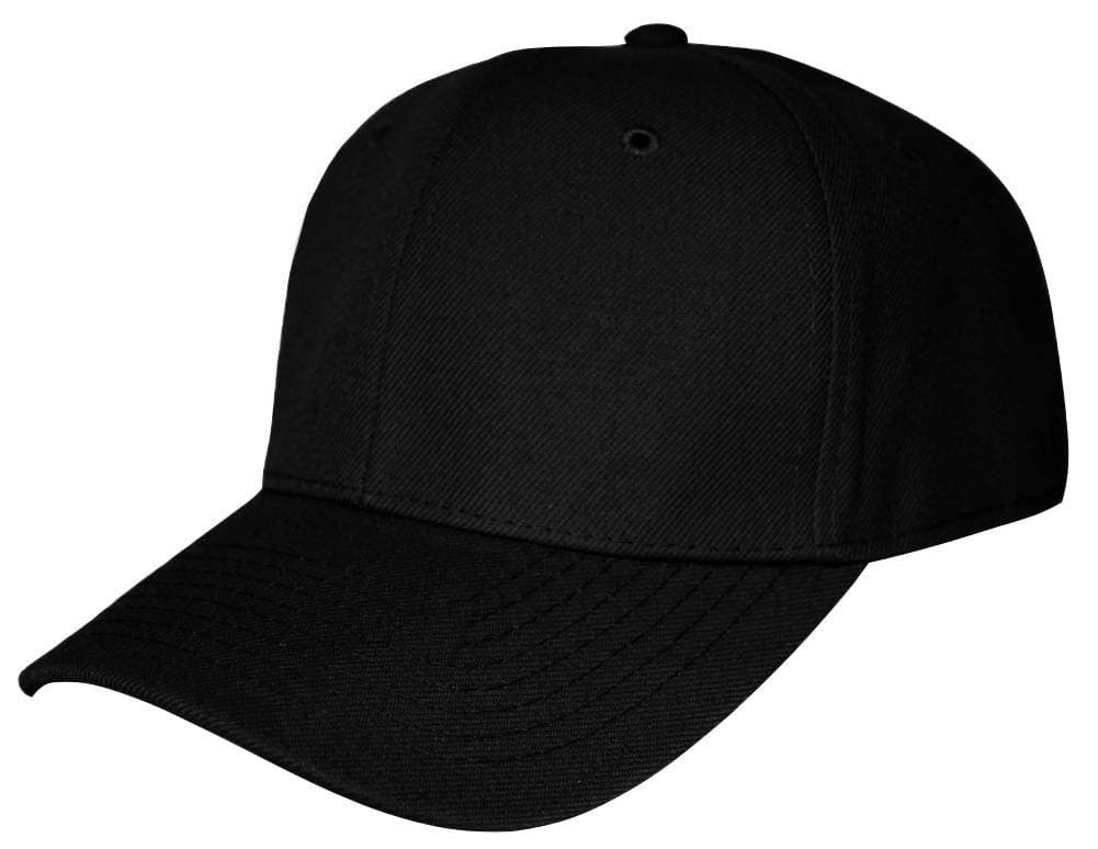 TOP HEADWEARBlank Fitted Curved Cap Hat
