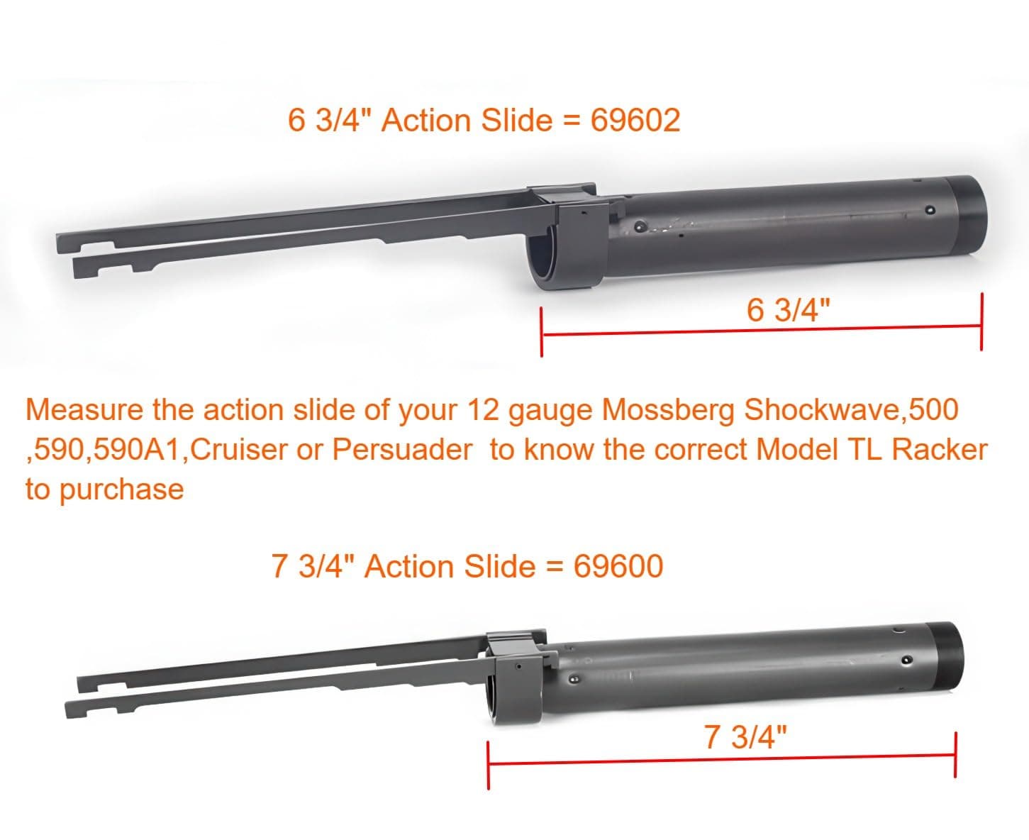 Streamlight 69602 TL-Racker 1000 Lumen Forend Light for Mossberg 590 Shockwave with Strap and CR123A Lithium Batteries, Black