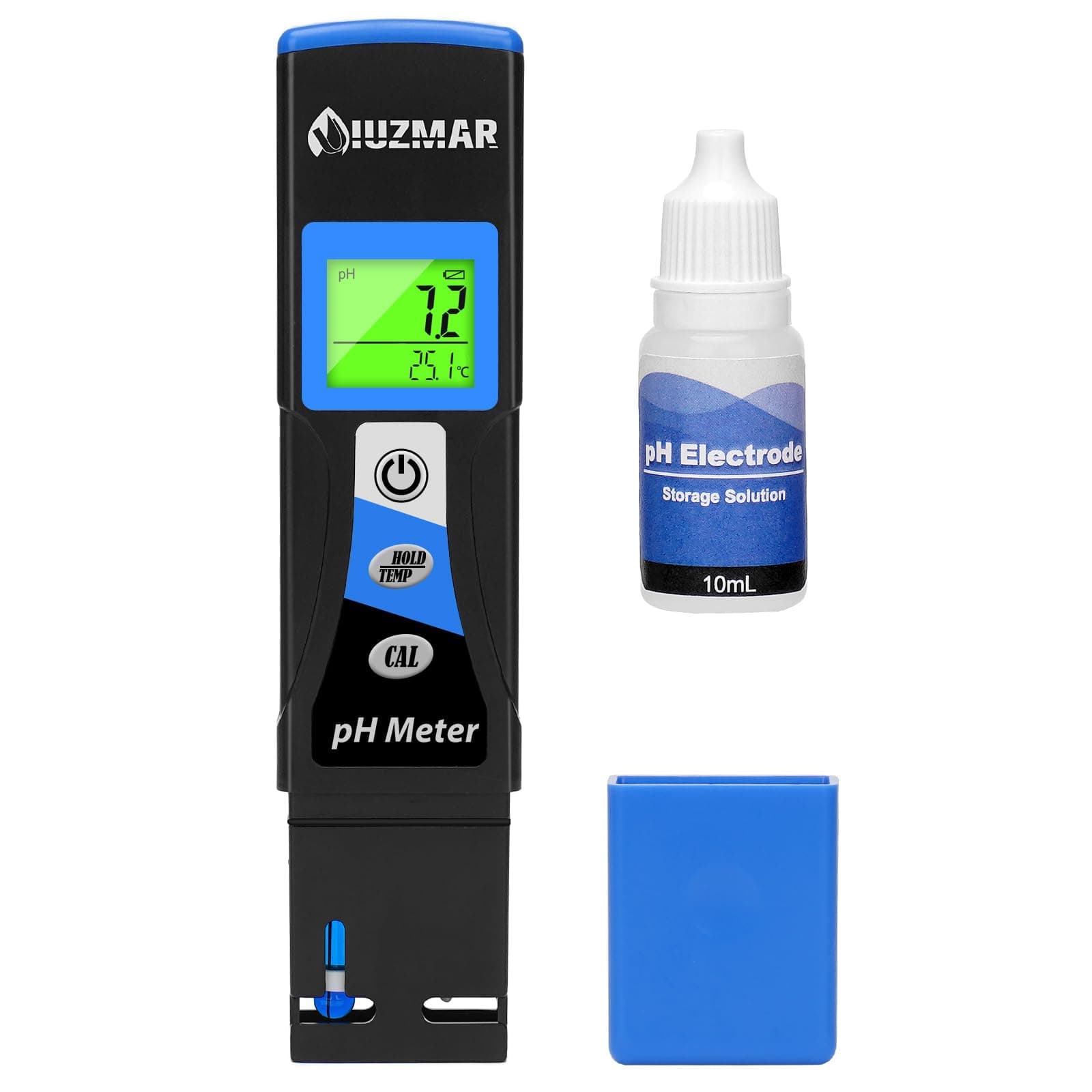 pH Meter for Water, pH Pen Tester Home Brewing, Test the pH Value of Drinking Water, Accurate Cider Brewing pH Meter With Backlight for Reef Tank, Aquarium, Hot Tub, Pool, Spa, Hydroponic