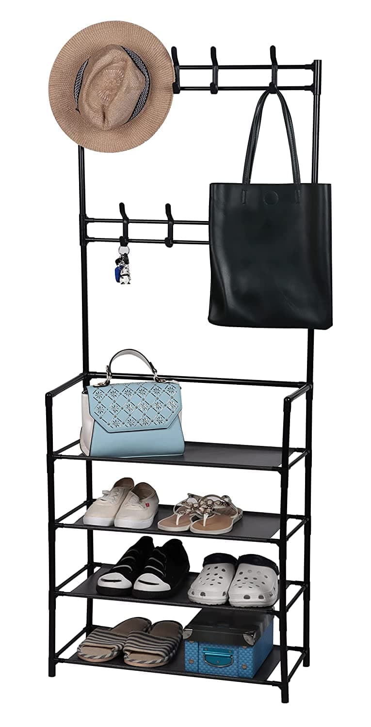 – HOMEPRO Better Value for Better Living Premium Multifunctional Storage Rack - Versatile, Durable, Space-Saving, and Stylish Organizer Shelf Shoe Rack Every Room in Your Home 60x25x150cm