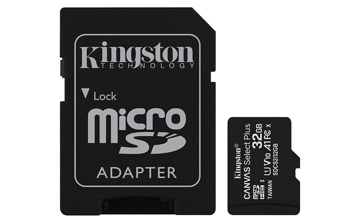 Kingston 32GB microSDHC Canvas Select Plus Class 10 Flash Memory Card SDCS2 Memory