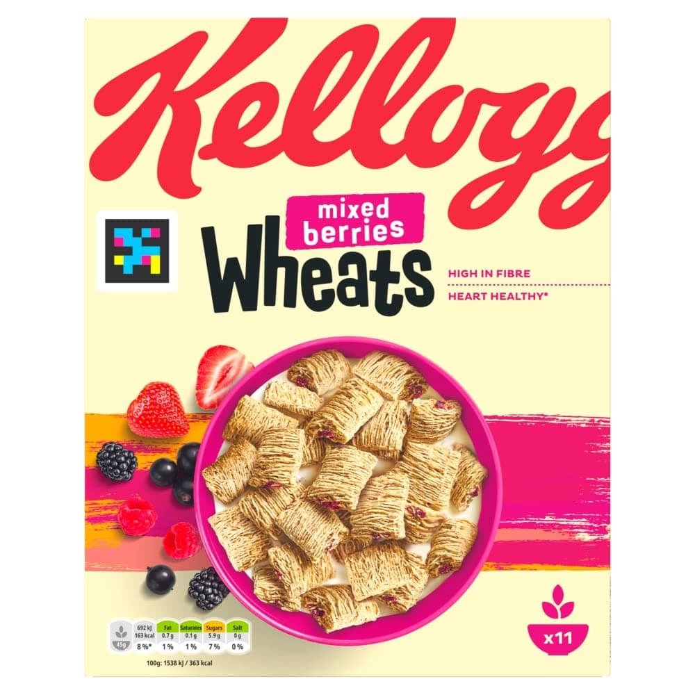 Kellogg's Mixed Berries Wheats 500g