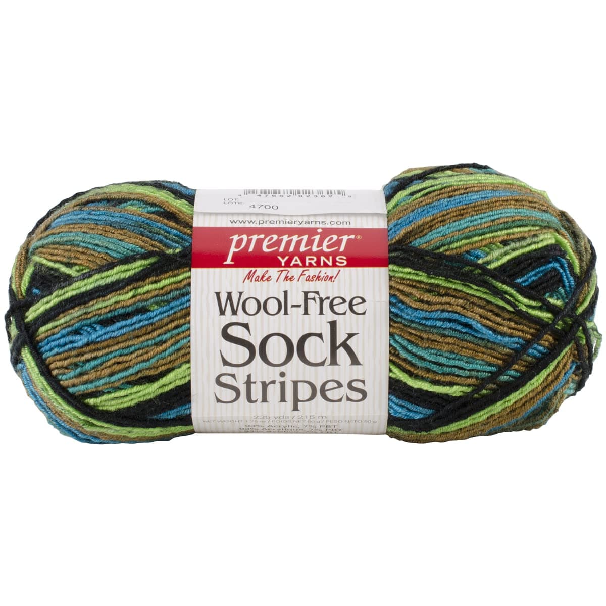 Premier Bulk Buy Wool Free Sock Yarn (3-Pack) Rain Forest 42-3