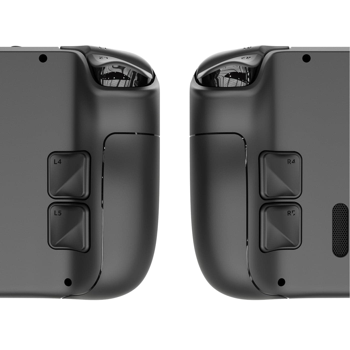 Back Button Enhancement Set, Improvement Button Protection Kit for Steam Deck- Black, 4pcs