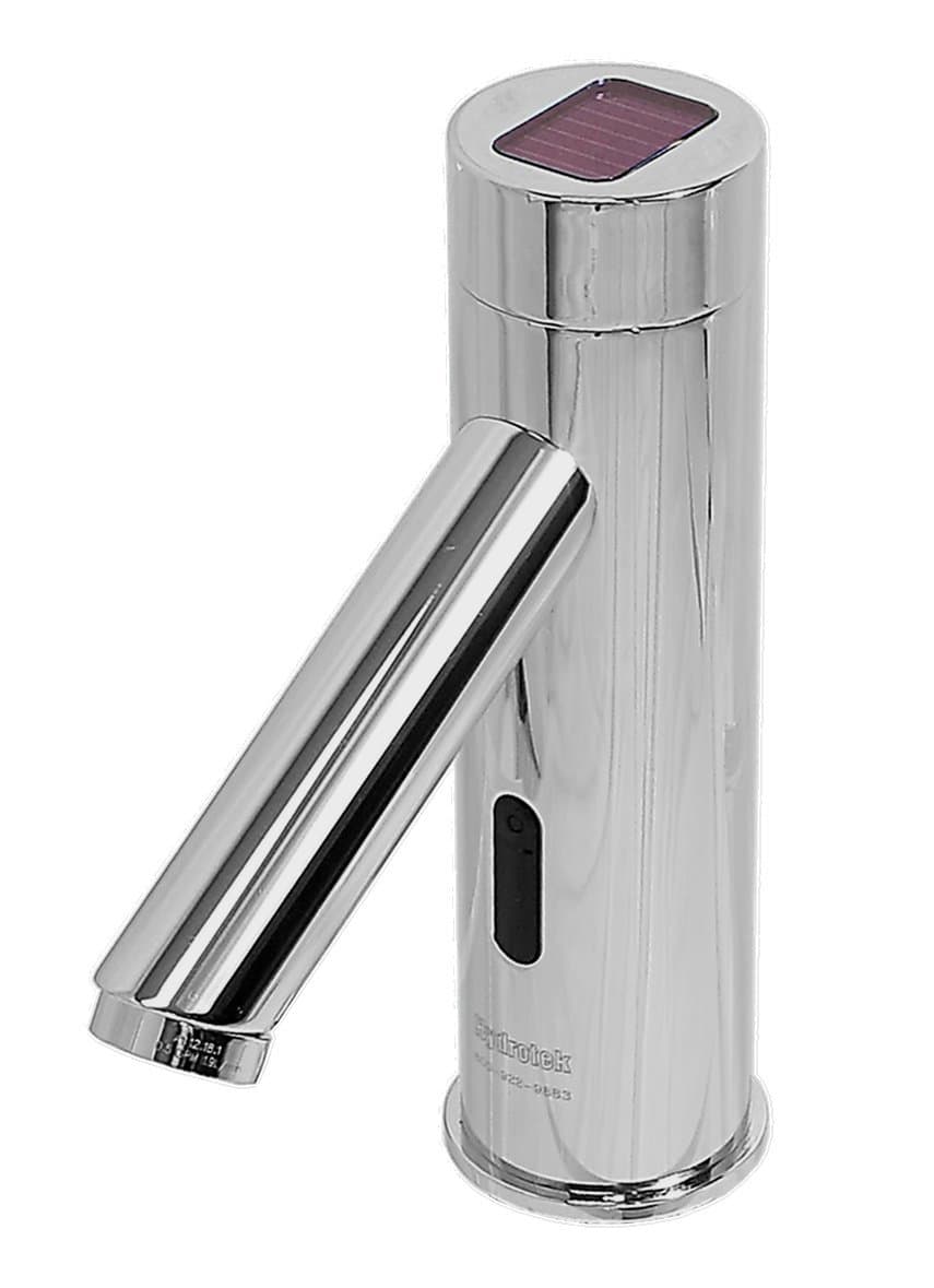 Solar Powered, Low Lead Lavatory Faucet, Above-Deck Components, Non-Mixing