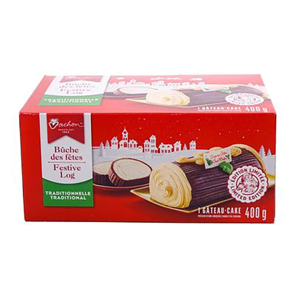 1 Cake Vachon Festive Log 400g - Imported From Quebec