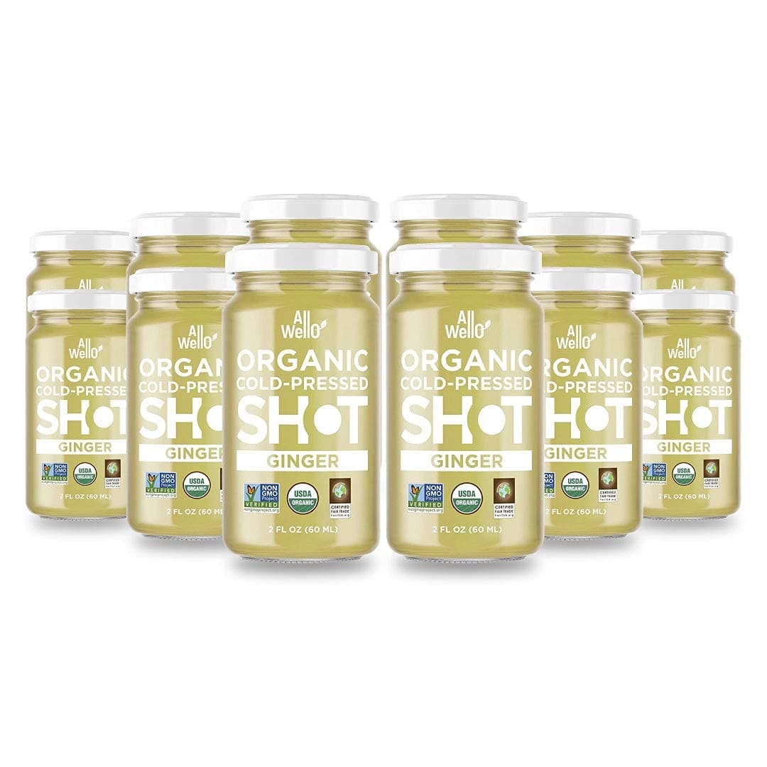 Cold-Pressed Ginger Shot, 60 mL, USDA Organic Immune Booster with Natu-RAL | 12 Units per case (12 Pack)