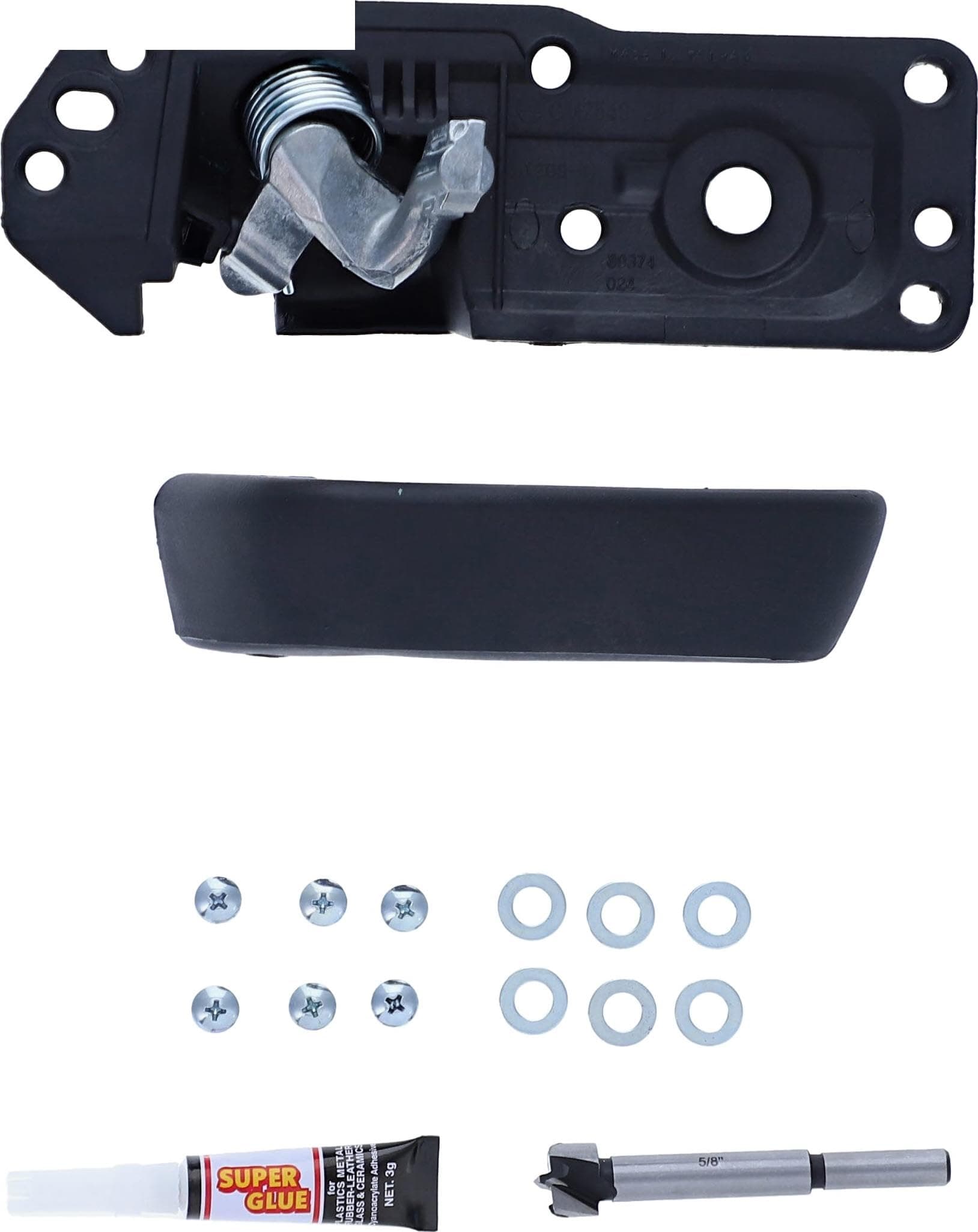 Performance PFM-565530 Interior Door Handle, Front, Driver Side, Textured Black, Sold Individually for 2007-2014 Chevy Silverado 2500 HD Silverado 3500 HD Silverado 1500 GMC Sierra 1500 Sierra 2500 HD