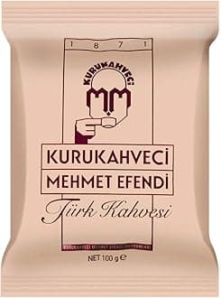Turkish Coffee, Arabica Beans, Roasted Ground,Rich Aroma, Fresh, Medium to Heavy-bodied, Original Taste Since 1871 (3.52 OZ / 100 Gr)