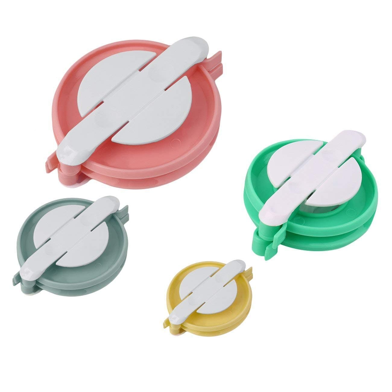 Syga Pom-pom Maker, 4 Different Sizes Pompom Maker Fluff Ball Weaver Needle Craft DIY Wool Knitting Craft Knitting Wool Tool Kit Color May Vary