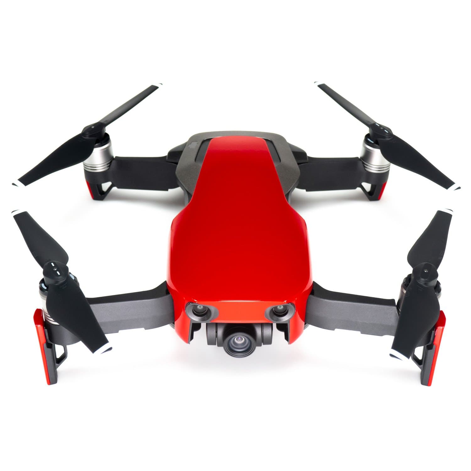 Wrapgrade Poly Skin Compatible with DJI Mavic Air | Unit A: Colored Parts and Rear Trim (Super RED)