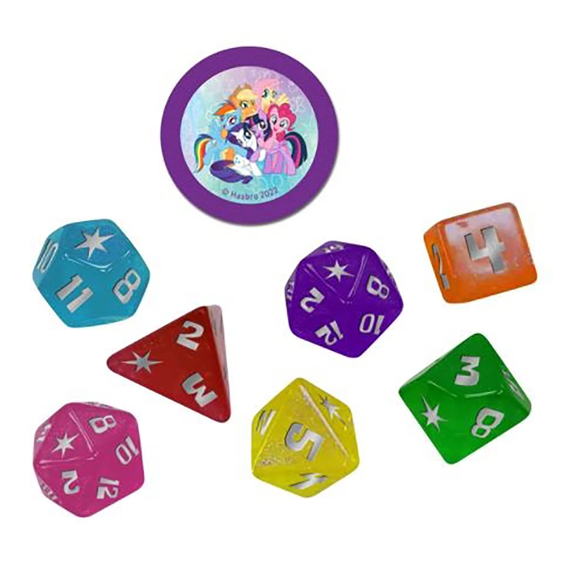 My Little Pony RPG Dice Set - Polyhedral Dice for Tabletop Roleplaying