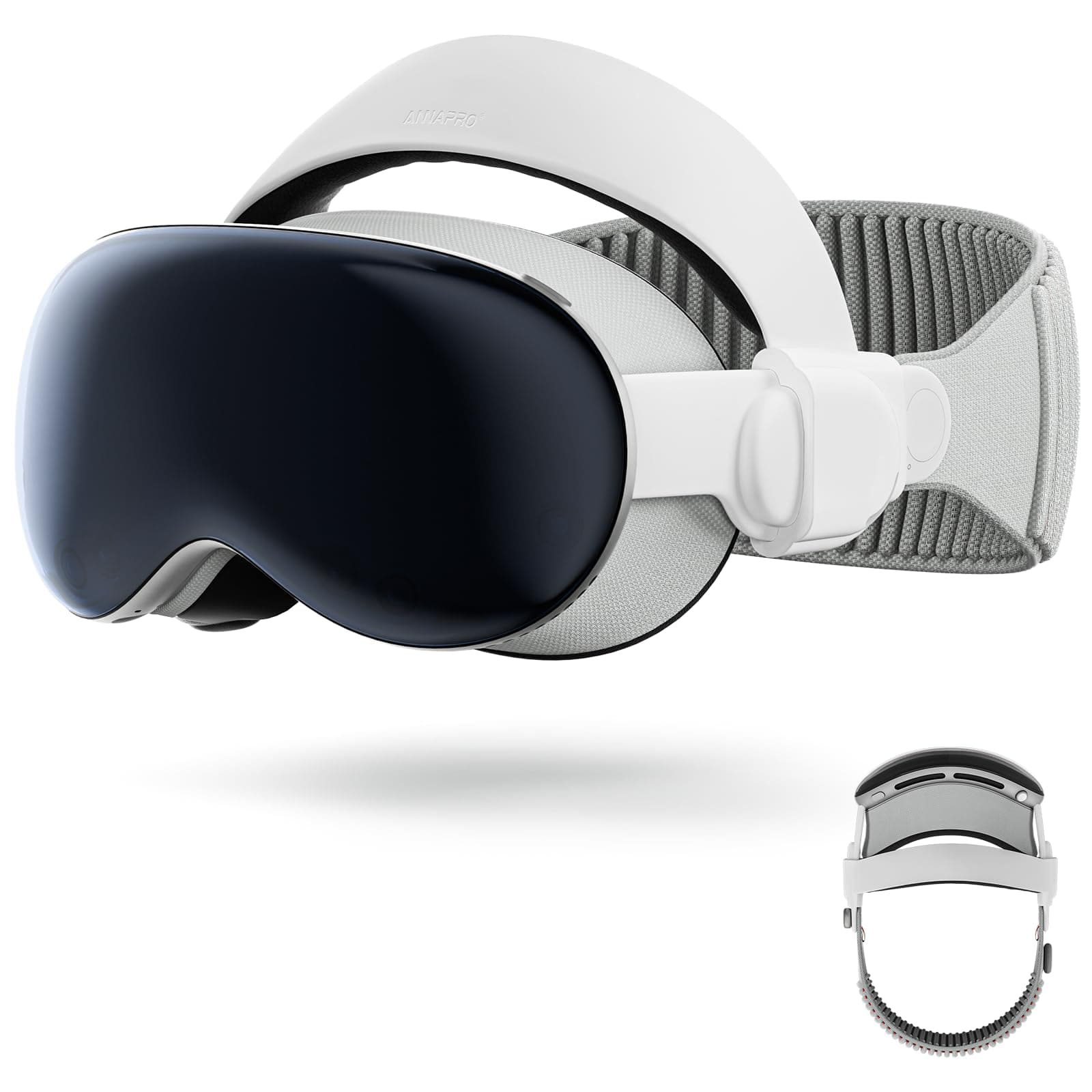 annapro Head strap for Vision Pro, a comfortable head strap with pressure relief compatible with Vision Pro accessories; Improves comfort and stability, suitable for different head shapes