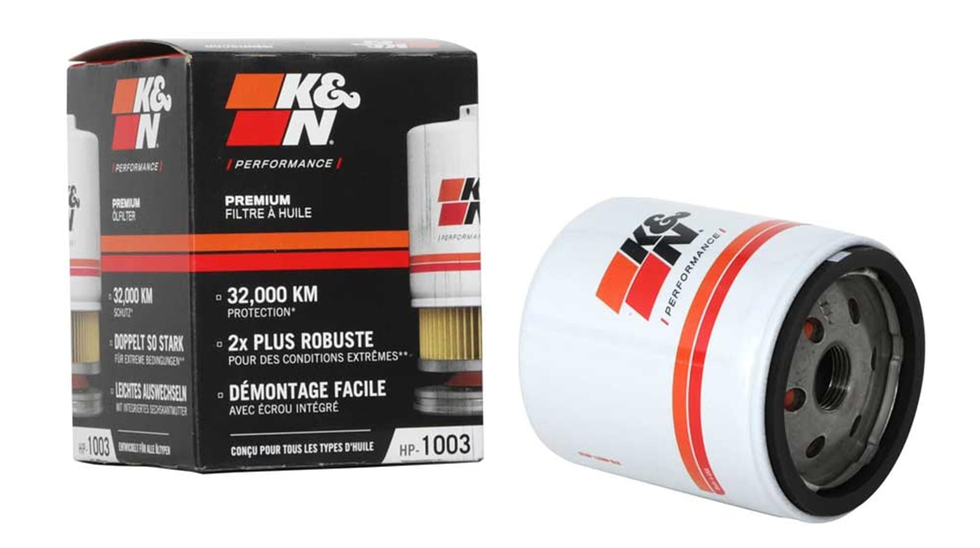 K&N Premium Oil Filter: Protects your Engine: Compatible with Select TOYOTA/LEXUS/SUZUKI/CHEVROLET Vehicle Models (See Product Description for Full List of Compatible Vehicles), HP-1003