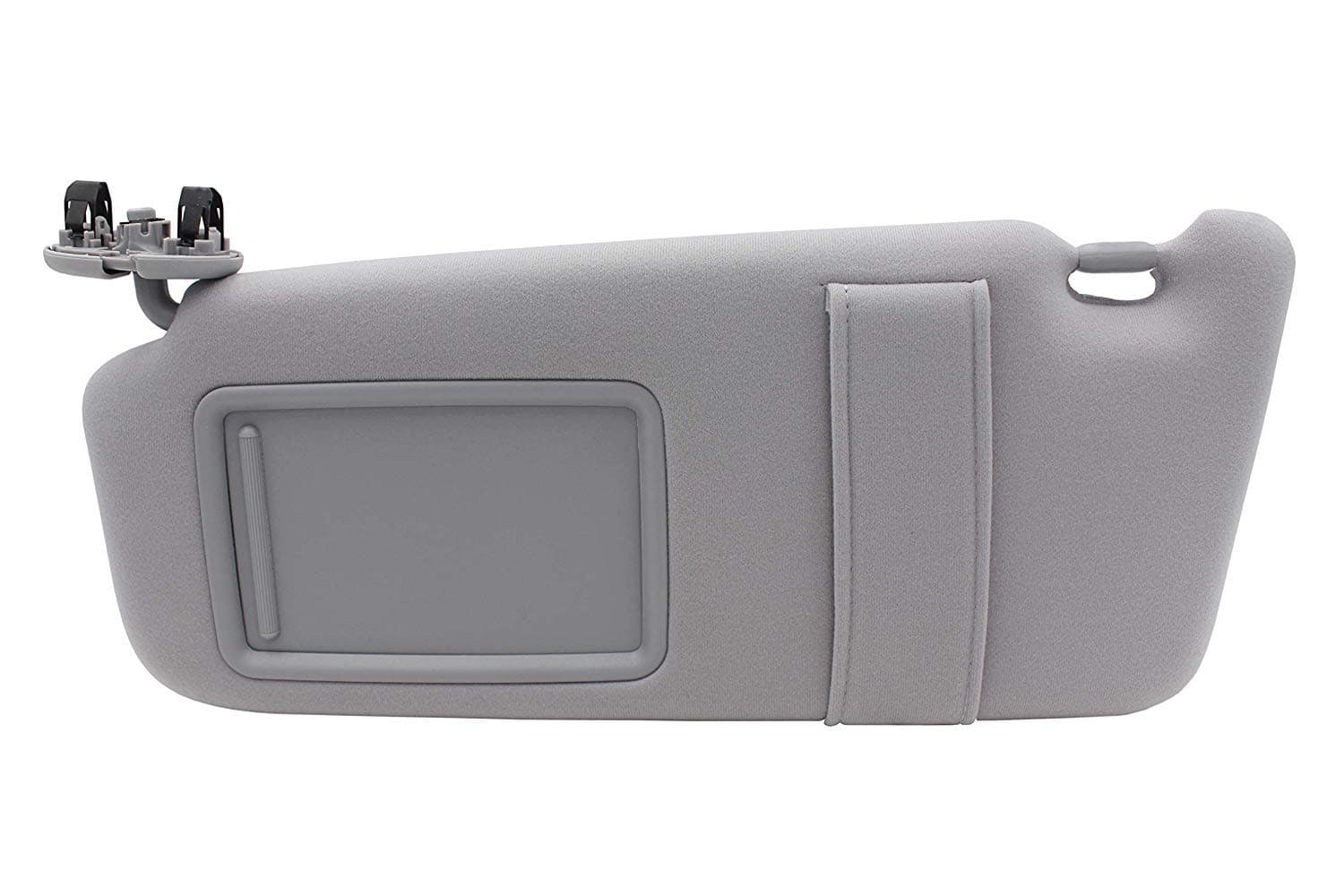 Left Driver Side Sun Visor replacement for 2007 2008 2009 2010 2011 Toyota Camry Part 74320-06780-B0,74320-33B81-B0,without Sunroof,Light-Gray