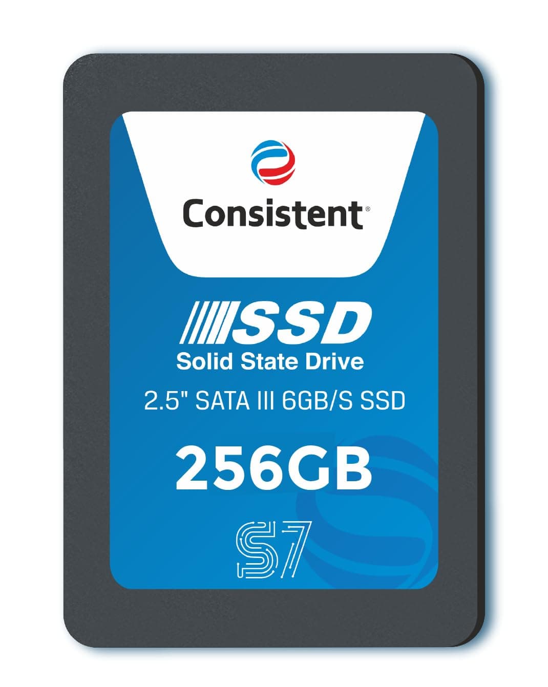 Consistent SSD 256GB 2.5 Inch SATA Internal SSD - Read: 550MB/s & Write: 500MB/s - Solid-State Drive 5 Year Warranty (256, GB)